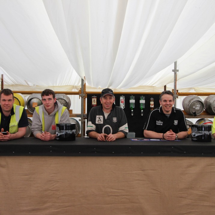 The organisers of the Beer Fest, put in a lot of hard work and deserve a beer afterwards!