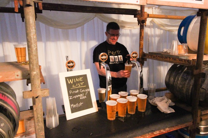 BEER FEST - Pints being served up