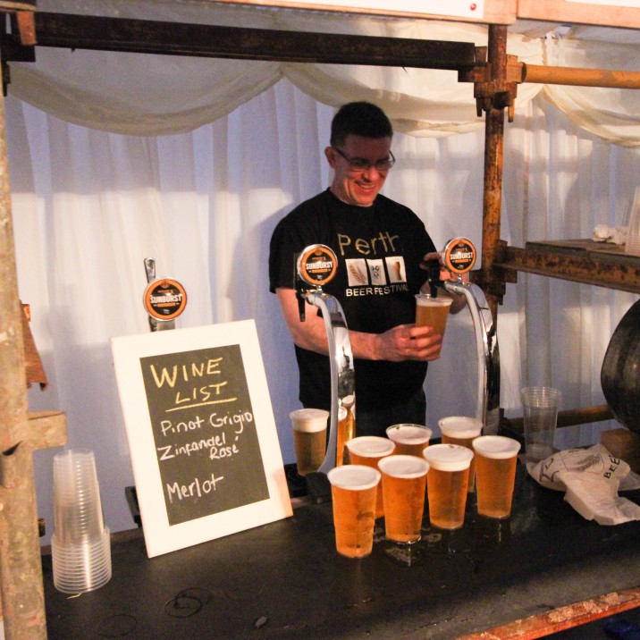 The pints are poured to perfection at the bar. With a selection of wine available for non beer lovers - they are an accommodating bunch!