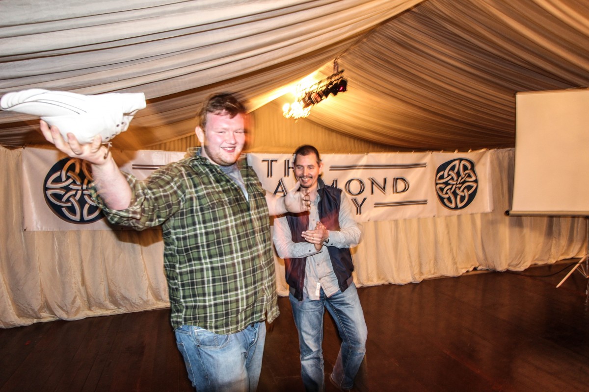 After a few pints it's customary to get up and have a right ol' shindig on the dance floor!