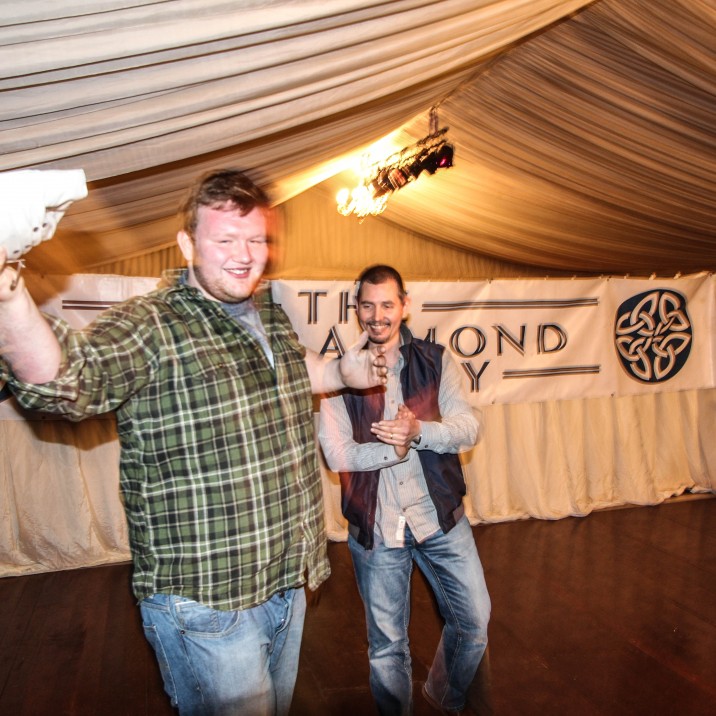 After a few pints it's customary to get up and have a right ol' shindig on the dance floor!