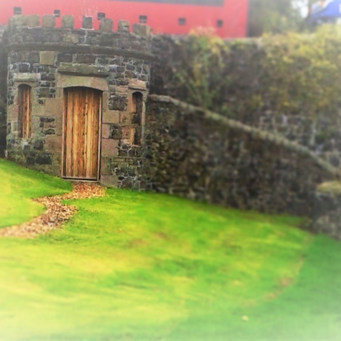 Try to find this secret turret when you visit Rodney Gardens!