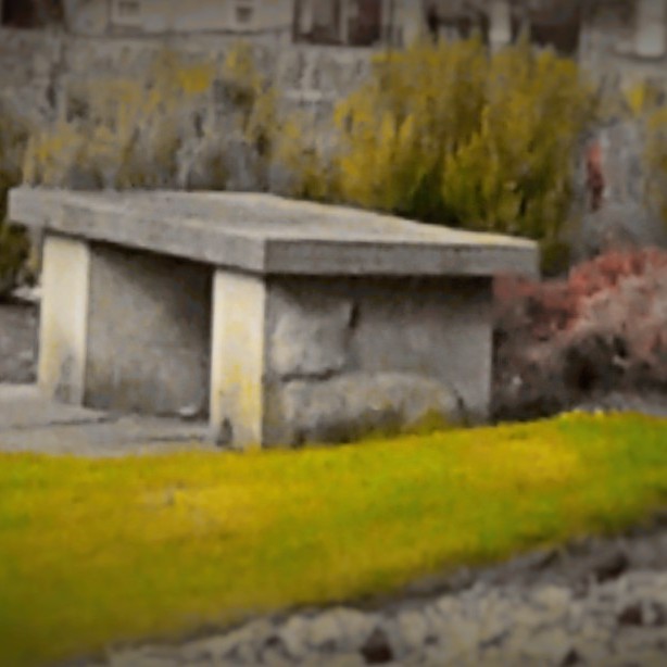 Try and find this stool when you visit Rodney Gardens