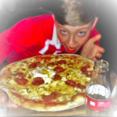 Me enjoying a Max Meat Feast at Duo.