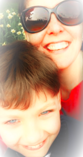 This was at scone Palace and my mum and my brother took a selfie together