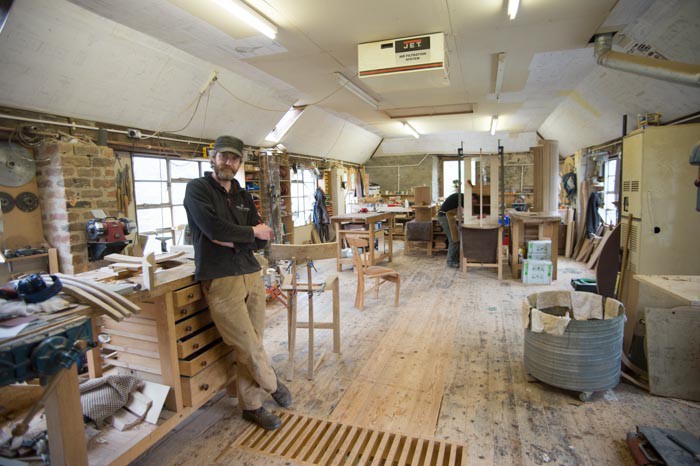 OPEN STUDIOS - Man posing in studio