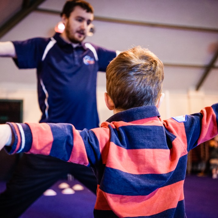 Arms Out For Rugby Nippers!