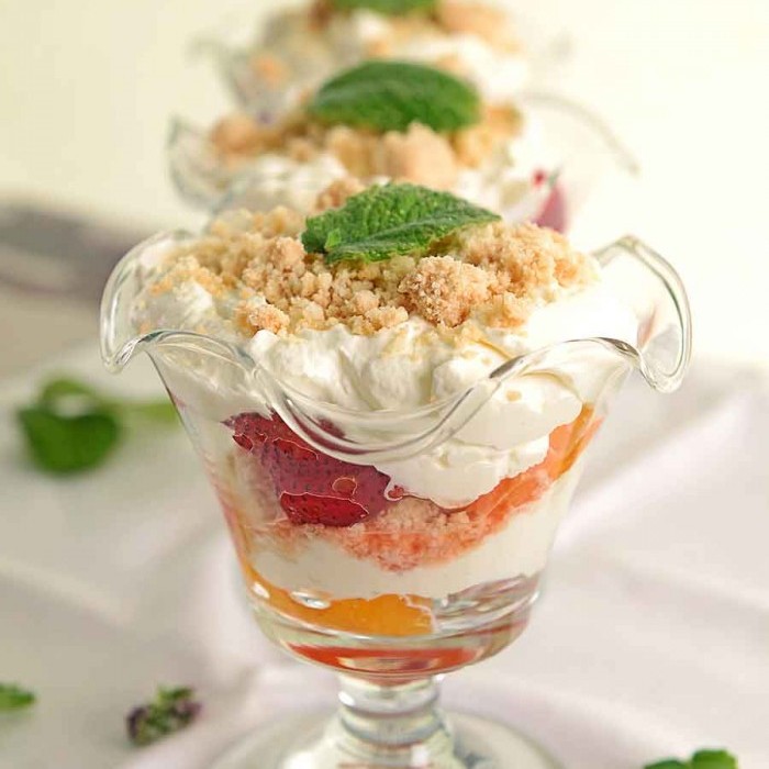 delicious, mouthwatering Strawberry and Orange Trifle. Perthshire offers some fantastic fruit picking farms so you can use your own picked fruit!  This so simple to make and its a great choice if you dont have a lot of time.