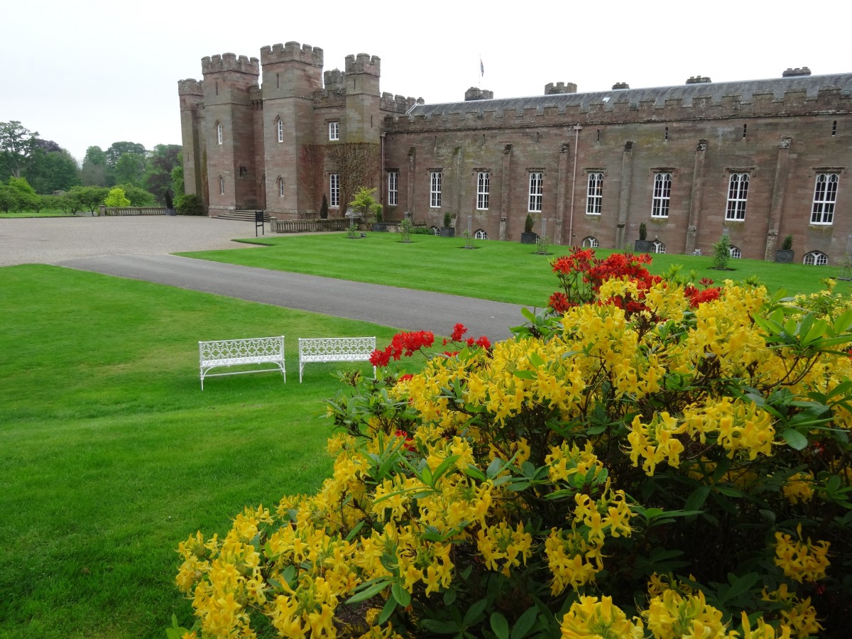 Scone Palace is set within gorgeous grounds and landscapes.