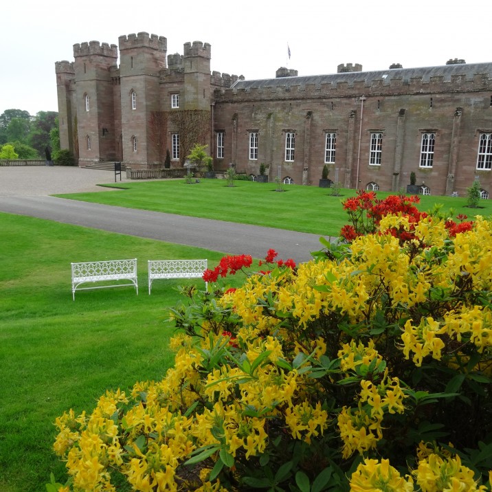 Scone Palace is set within gorgeous grounds and landscapes.