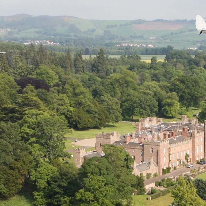 Scone Palace is a sprawling estate and is steeped in history - It was the crowning place of the Kings of Scotland!