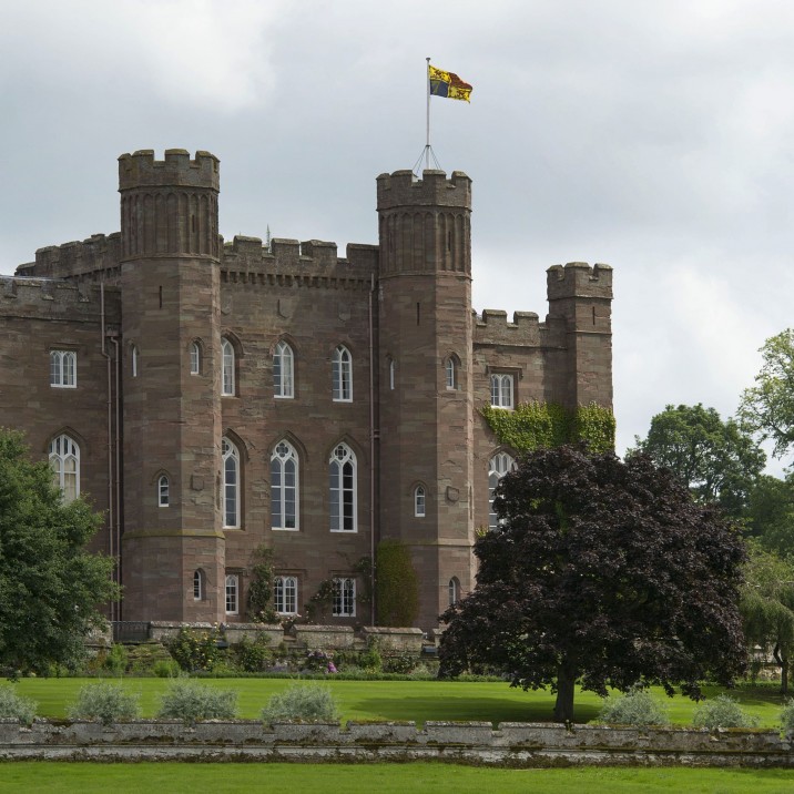 Scone Palace was the crowning place of the Scottish Kings - Macbeth and Robert The Bruce were crowned here.