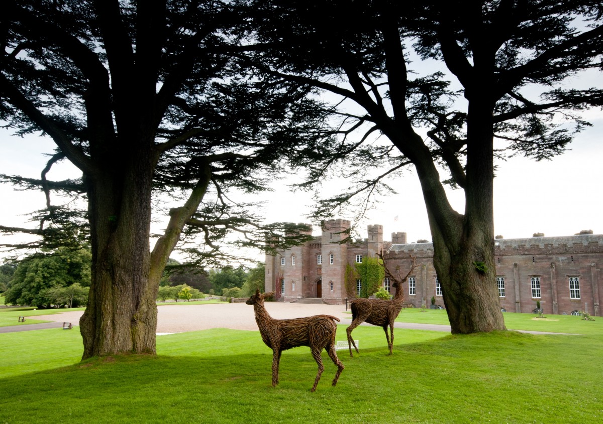There are lots of lovely ornamental designs and statues within the Scone Palace Grounds.