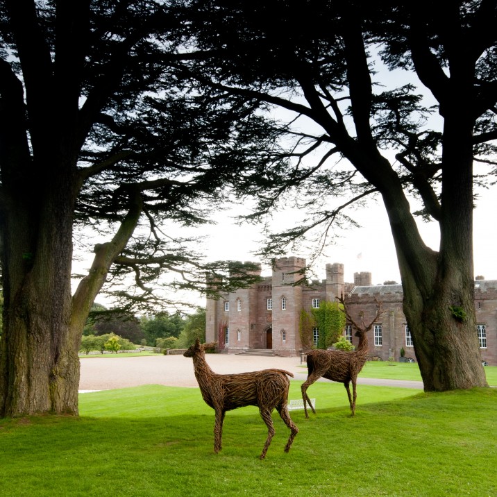 There are lots of lovely ornamental designs and statues within the Scone Palace Grounds.
