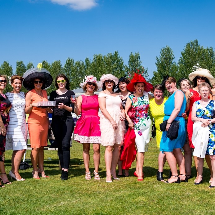 The crowds were popping full of bright colours and smiley faces!