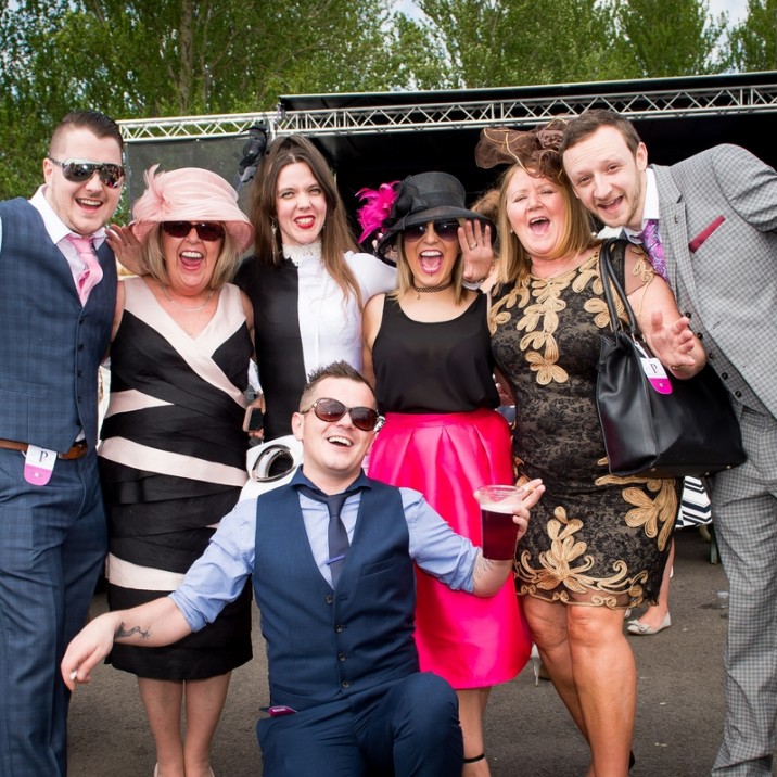 Everyone was having a great time and the drinks were flowing!