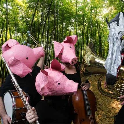 Three Little Pigs forest