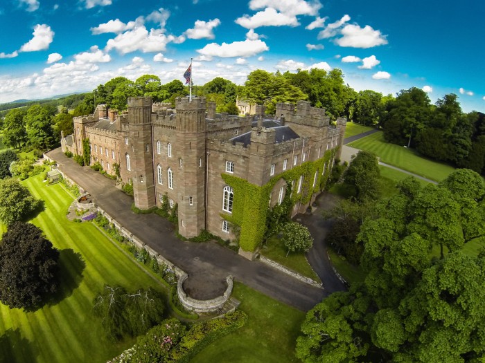Scone Palace was the crowning place of the kings of scotland and is historical interest.  Definitely a thing to do , see when visiting scotland and Perthshire