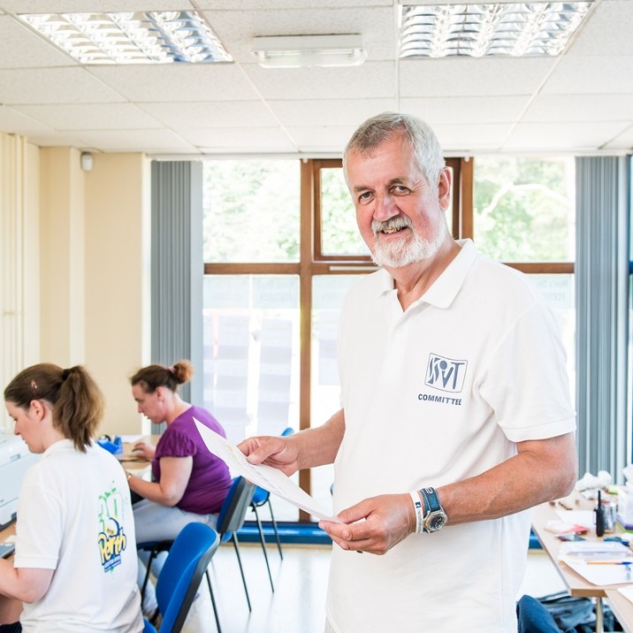 The staff in the control room at the event were busy making sure everything went smoothly.