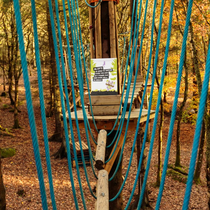 From tree-to-tree, across rope bridges and then along the tightest of tightropes and past tons of tricky obstacles, Aloft! is Crieff Hydros tree top adventure centre. Visit this summer for a great family day out.