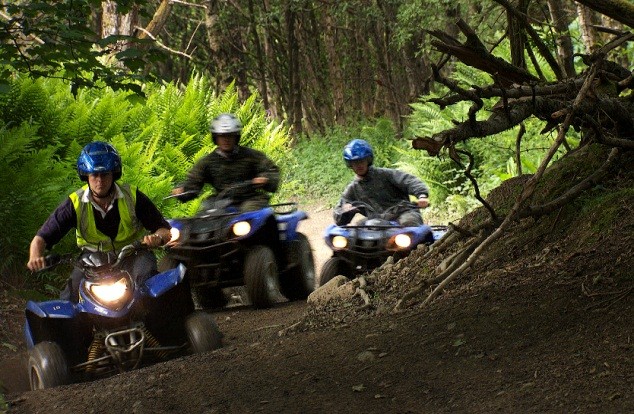 Drive your quad bike over Crieff Hydro's very own sand and gravel quarry, complete with ravines, river plunges and all manner of other glee-inducing obstacles!