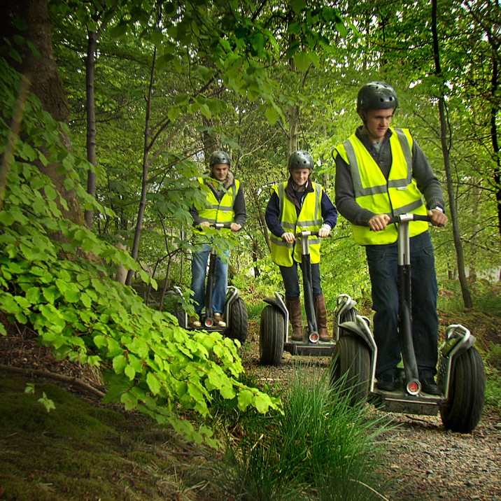 Enjoy the segways at Action Glen at Crieff Hydro. Manoeuvre your way through the forest terrain and enjoy the beautiful views on the way.  Crieff Hydro have Scotland's biggest fleet of segways!