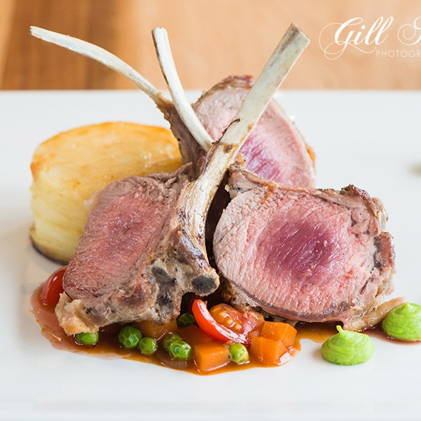 Gill Murray visited the Uisge Restaurant in Murthly.  Their rack of lamb with Dauphinoise Potatoes and Seasonal Bean Cassoulet is a delicious recipe.
