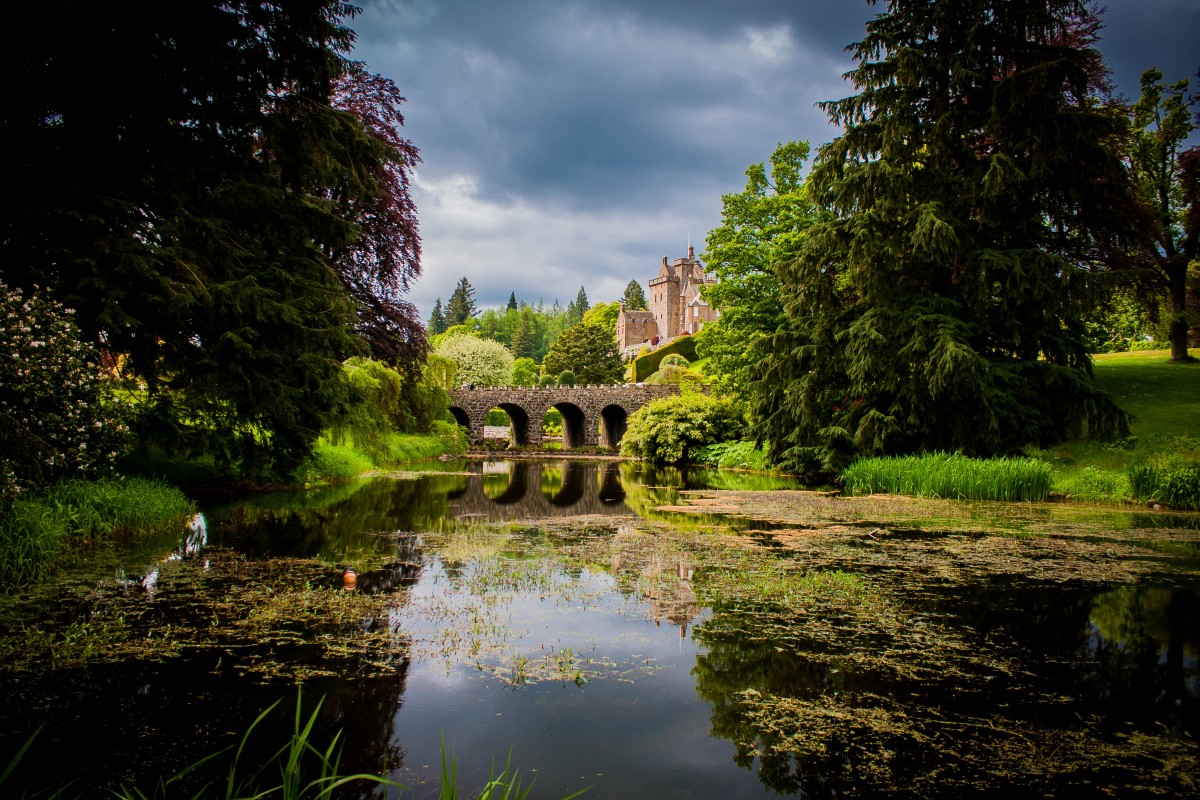 The Drummond Castle Gardens are spectacular and look straight from the set of a fairytale!
