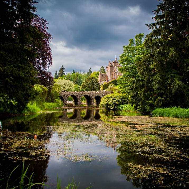 The Drummond Castle Gardens are spectacular and look straight from the set of a fairytale!