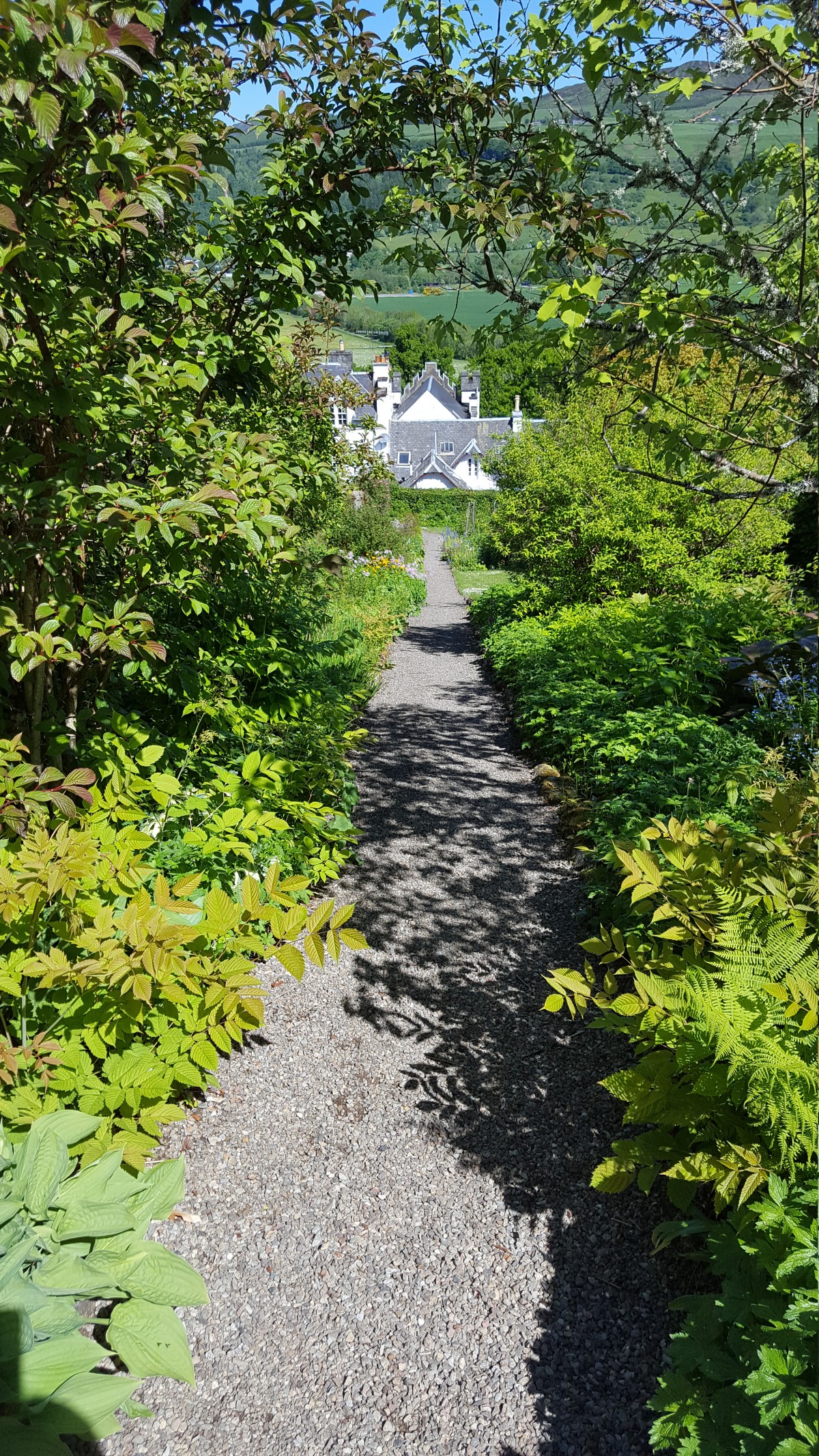 The Bolfracks Garden and Estate is worth a visit.  They even do self catering accommodation, fishing and organic farming!