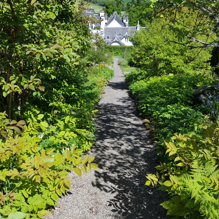 The Bolfracks Garden and Estate is worth a visit.  They even do self catering accommodation, fishing and organic farming!