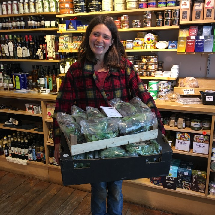 Provender Brown deli has been in George Street in Perth for 11 years and is now well established as the go-to place for all your foodie needs and desires.  Over the summer months they stock gorgeous organic veg grown just down the road in Falkland, delivered every Thursday by the lovely Bryde!