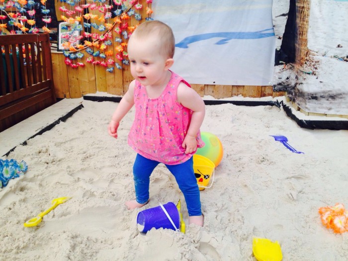 Glendoick Beach Freya standing