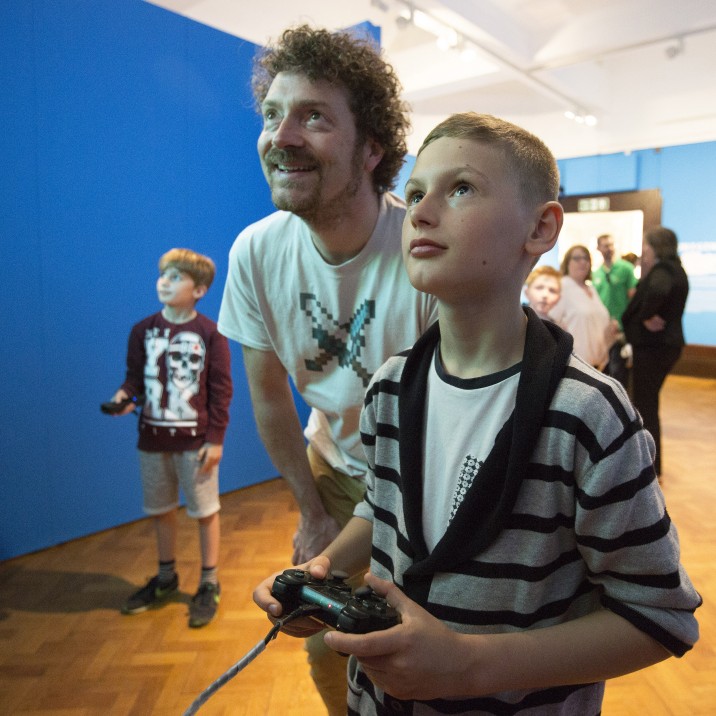 Player is a fantastic exhibition at Perth Museum and Art Gallery exploring the very latest trends in digital play and the evolution of how we interact with videogames.