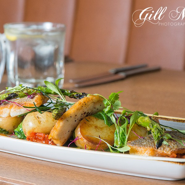 KIRKLANDS HOTEL - Dish on table with glass