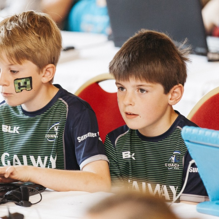 All the kids brought their own laptops to play the game and loved seeing the hotel they were in made into minecraft!