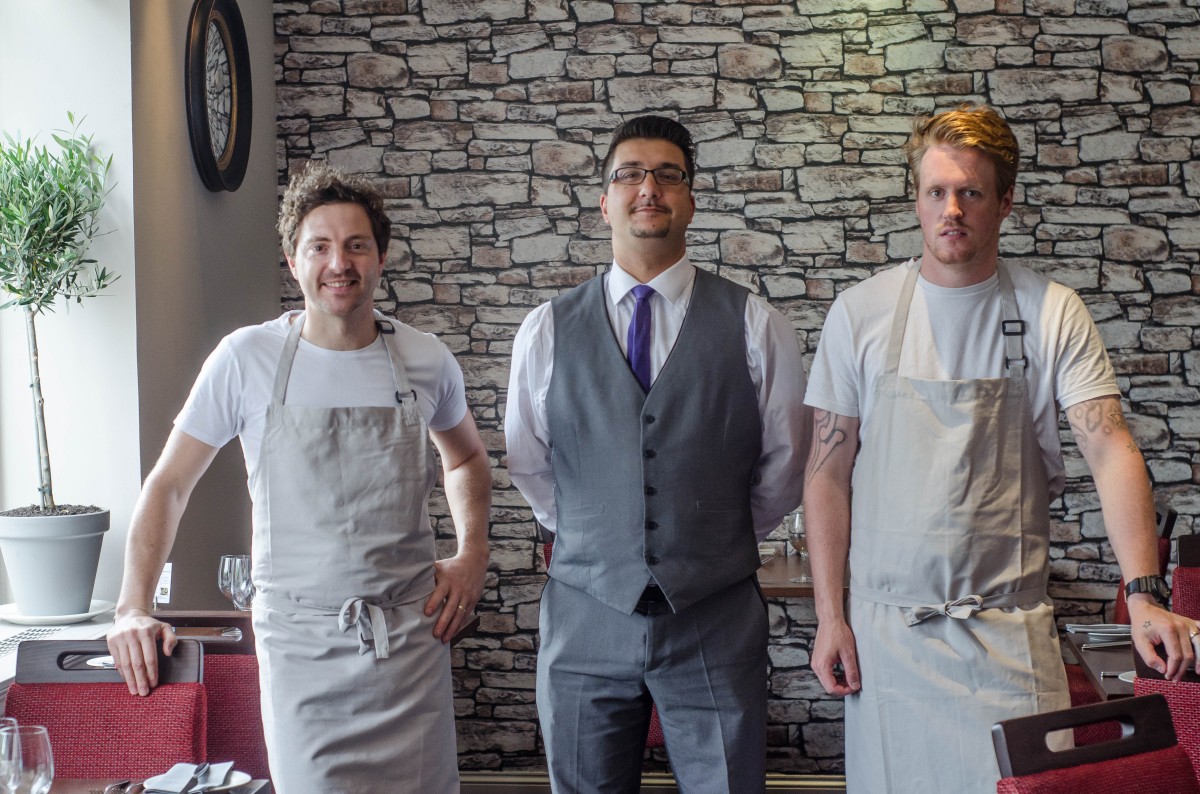 The three amigos reading and raring to go for tonights service. Greeme, Lee and Lukas are the people behind the delicious food and great service at 63 Tay Street!