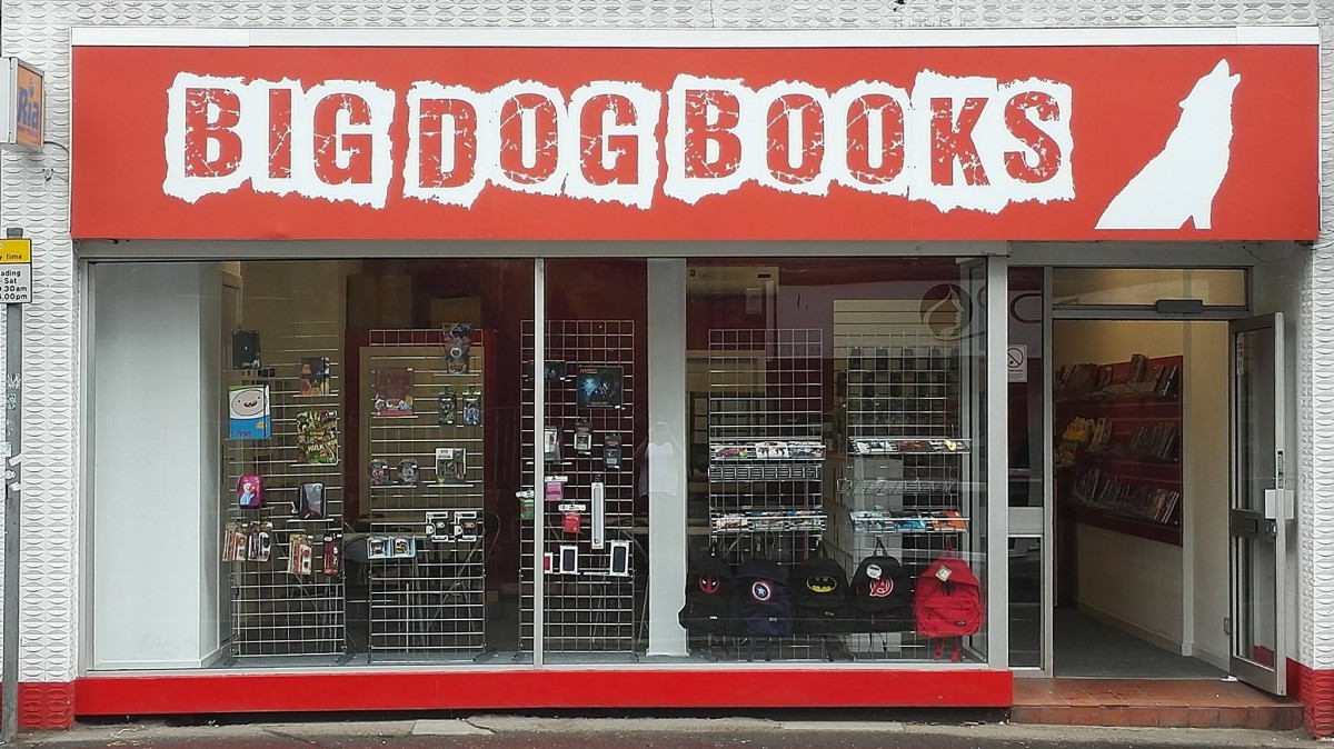 BIG DOG BOOKS - Shop front