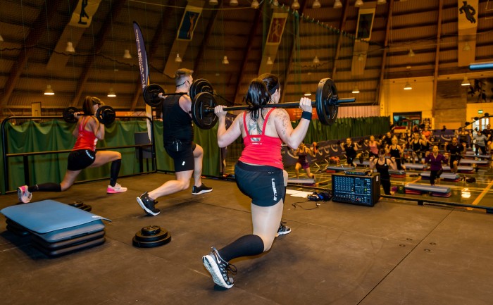 Fitness Bodypump lunge