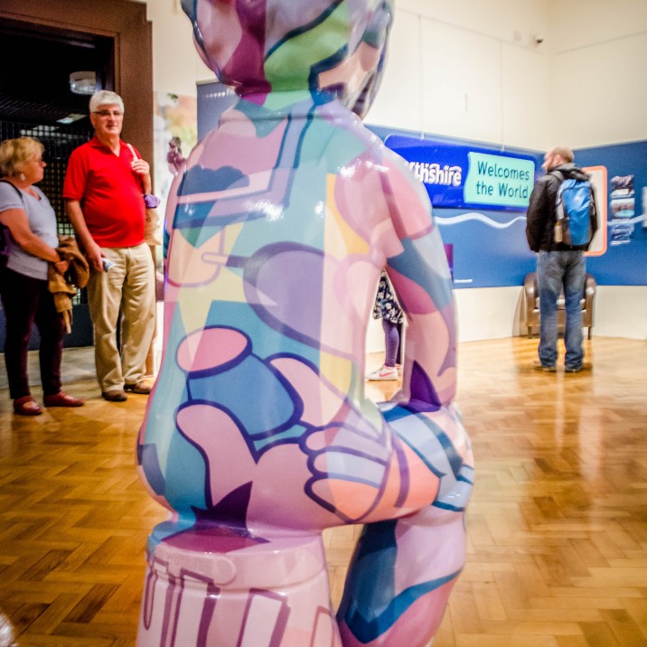 Wheres Wullie by Stuart McAlpine Miller is being shown in Perth Museum and Art Gallery as part of the Oor Wullie Bucket Trail.