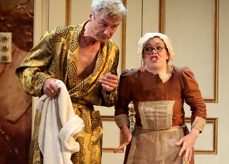 Thark is a rip roaring hilariously inventive farce and is showing at Pitlochry Festival Theatre. Don't miss it!