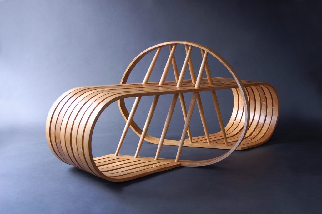 This bench by Angus Ross is a real eye catching piece of art.