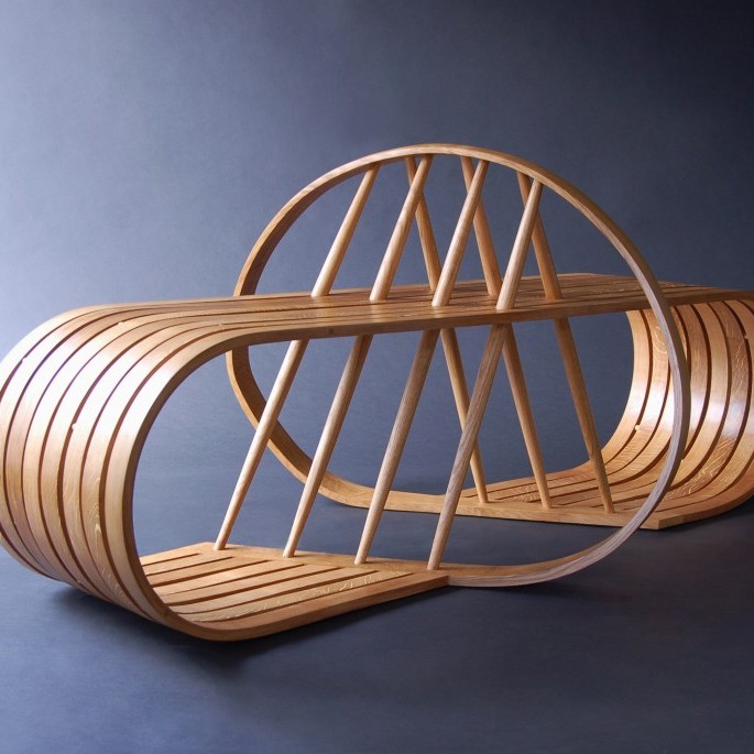This bench by Angus Ross is a real eye catching piece of art.