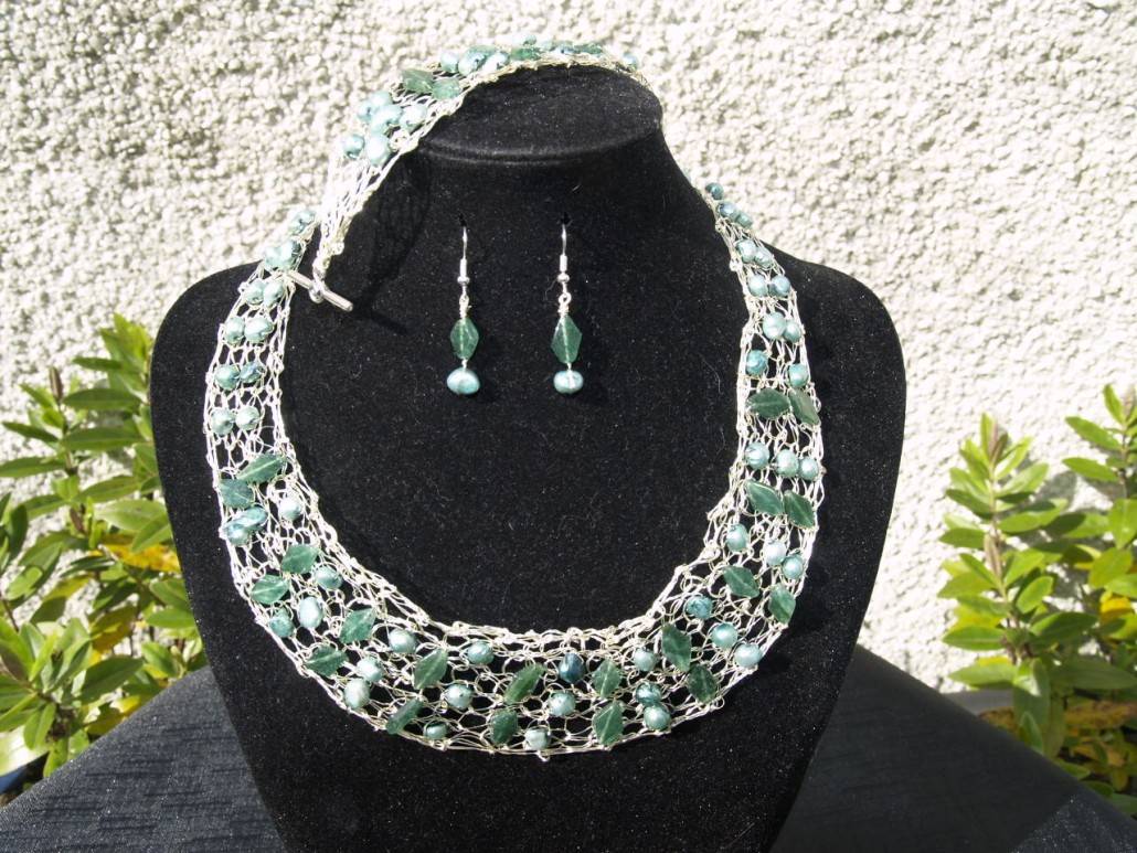 This beautiful necklace and earring set is from Gillian Skene Jewellery.  With a wide range of ornate pieces and designs you will be sure to find something that catches your eye.
