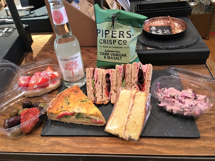 PROVENDER BROWN - PICNIC BASKET ON SLATE