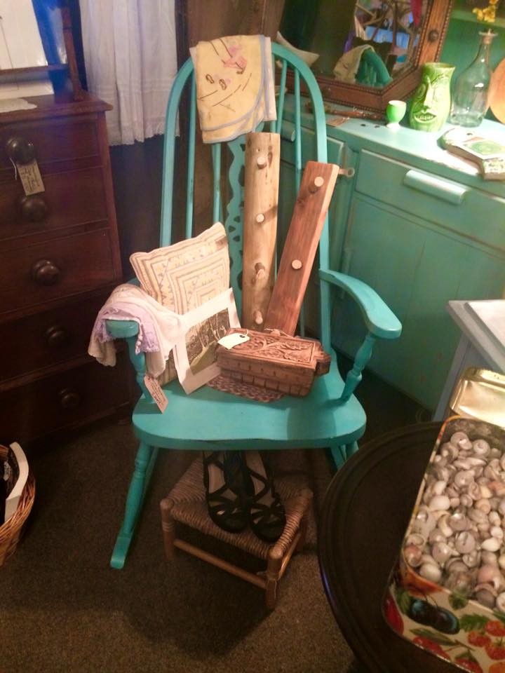 Underneath The Arches green chair