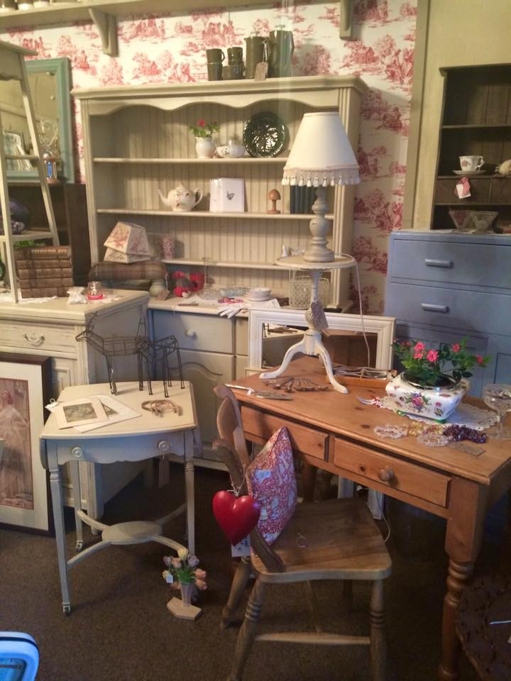 Underneath The Arches white shelves