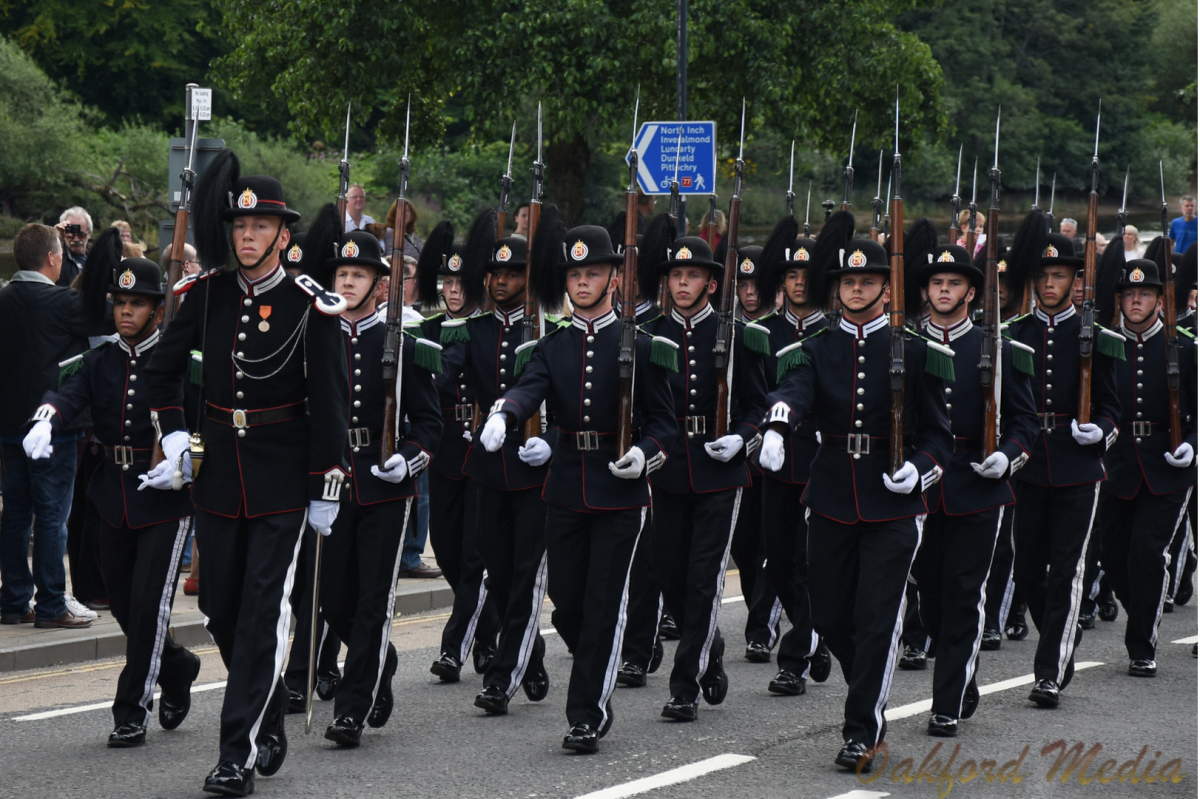 The Royal Edinburgh Military Tattoo marched into Perth and put on a world class parade.