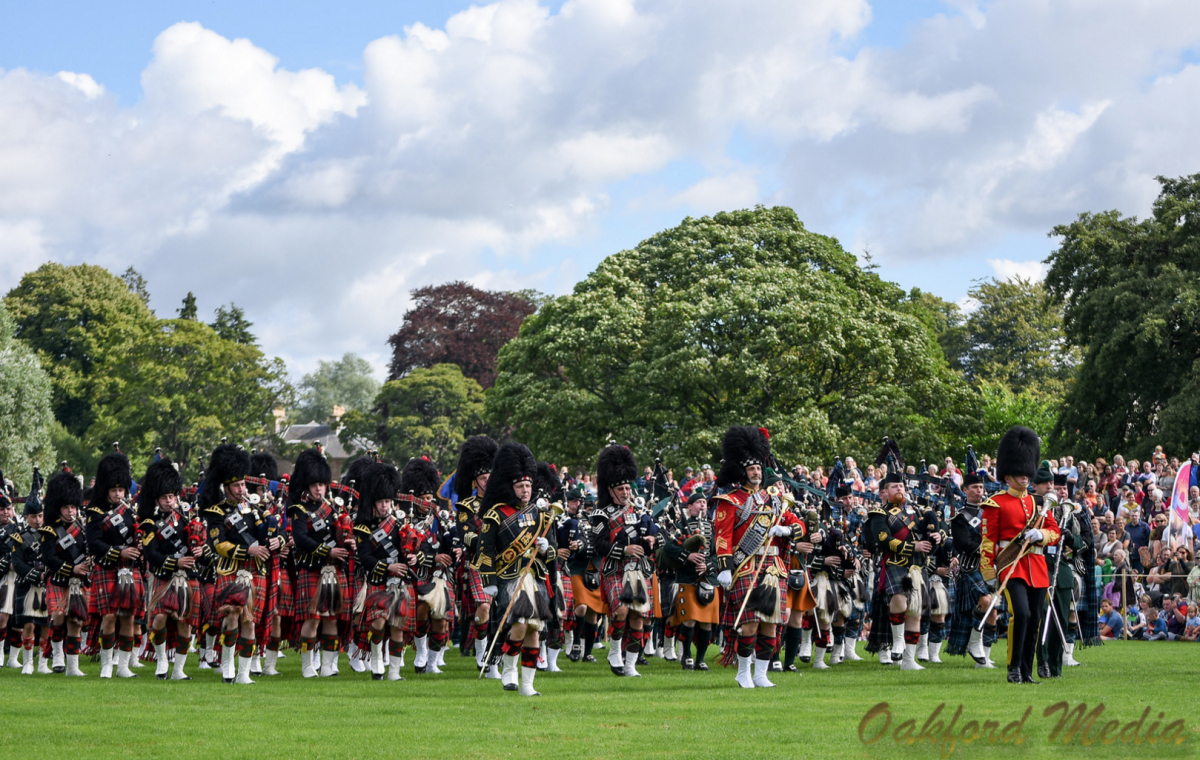 The Royal Edinburgh Military Tattoo marched down Tay Street then did a wonderful display on the North Inch in Perth.