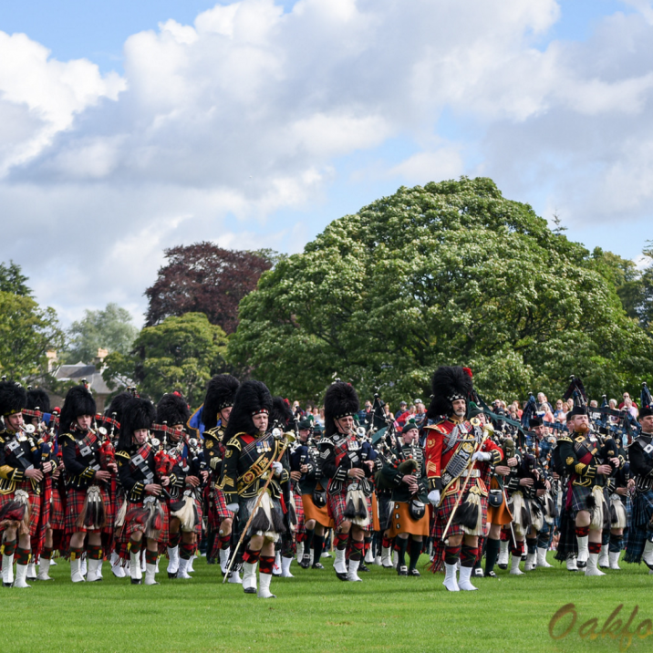 The Royal Edinburgh Military Tattoo marched down Tay Street then did a wonderful display on the North Inch in Perth.